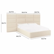 Eliana Cream Velvet Queen Wings (Set of 2)
