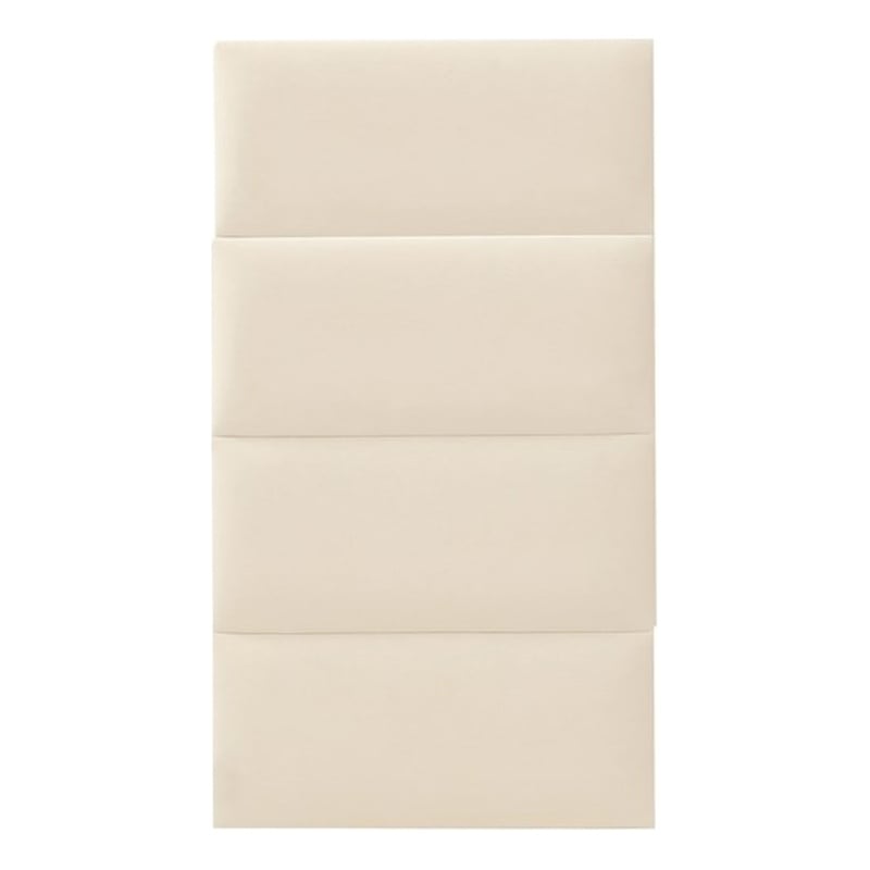 Eliana Cream Velvet Queen Wings (Set of 2)