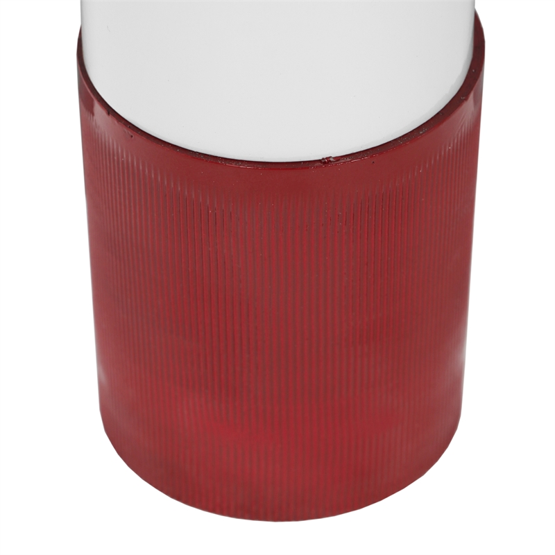 Kaonashi Burgundy Metal Vase