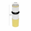 Kaonashi Mustard Yellow Metal Vase
