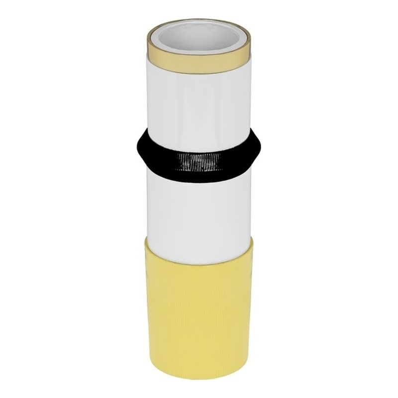 Kaonashi Mustard Yellow Metal Vase