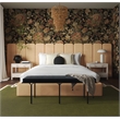 Bryn Black Upholstered Bench