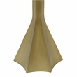 TOV Furniture Gabrielle Round Aluminum Side Table in Antique Brass