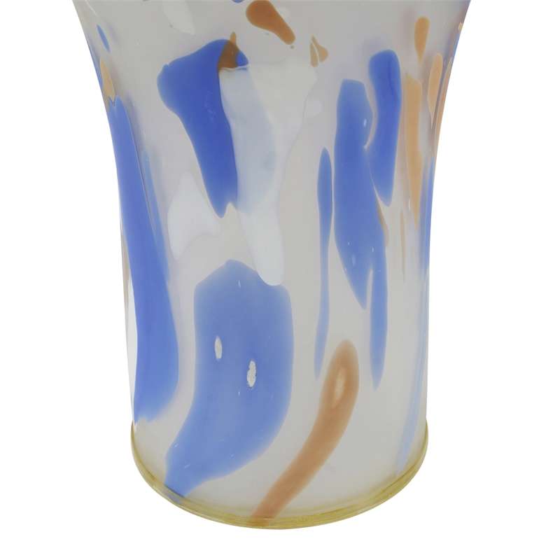 TOV Furniture Journee Contemporary Glass Side Table in Multi-Color