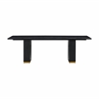Chelsea Black Oak Rectangular Dining Table