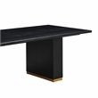 Chelsea Black Oak Rectangular Dining Table