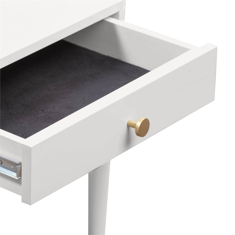 Julieta Cream Wooden Nightstand