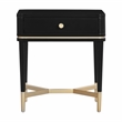 Julieta Black Wooden Nightstand