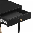 Julieta Black Wooden Nightstand