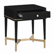 Julieta Black Wooden Nightstand