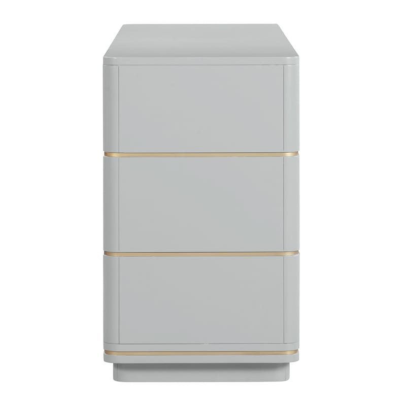 Julieta Gray 6 Drawer Dresser