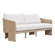 Alexa Cream Outdoor Upholstered Sofa