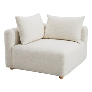 Hangover Cream Upholstered Modular Corner Chair