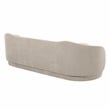 TOV Furniture Circe Upholstered Velvet Sofa with Enveloping Arms in Taupe