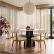 Palla Cream Boucle Upholstered Dining Chair