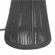 Oddy Black Jute Table Lamp