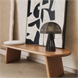 Oddy Black Jute Table Lamp