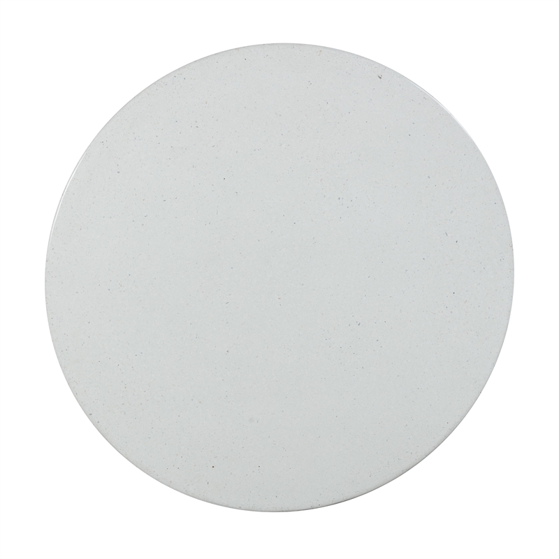 TOV Furniture Rose Indoor / Outdoor Round Stone Dining Table in Terracotta