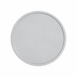 TOV Furniture Darcy Contemporary Stone Side Table in White