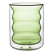 TOV Furniture Waves Transitional Glass Water Glasses in Green (Set of 4)