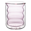 TOV Furniture Waves Transitional Glass Water Glasses in Blush (Set of 4)
