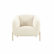 Kandra Cream Shearling Accent Chair