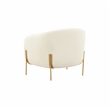 Kandra Cream Shearling Accent Chair