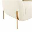 Kandra Cream Shearling Accent Chair