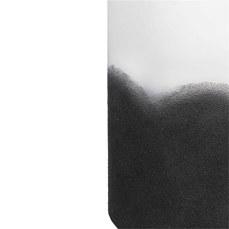 Matra Black and White Mango Wood Side Table