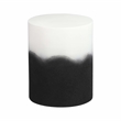 Matra Black and White Mango Wood Side Table