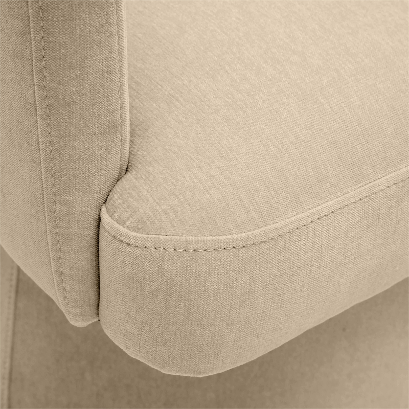 Kristen Taupe Rolling Desk Chair