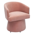 Kristen Pink Rolling Desk Chair