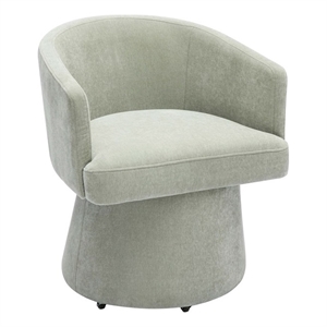 Kristen Light Green Rolling Desk Chair
