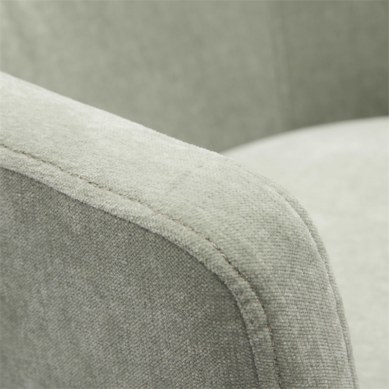 Kristen Light Green Rolling Desk Chair
