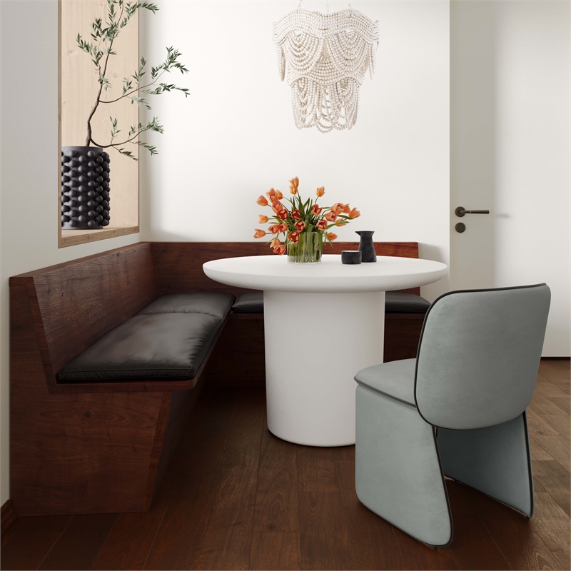 Kinsley Gray Velvet Dining Chair