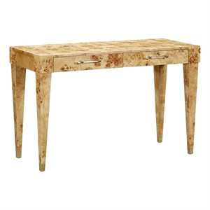 Brandyss Natural Burl Work Desk