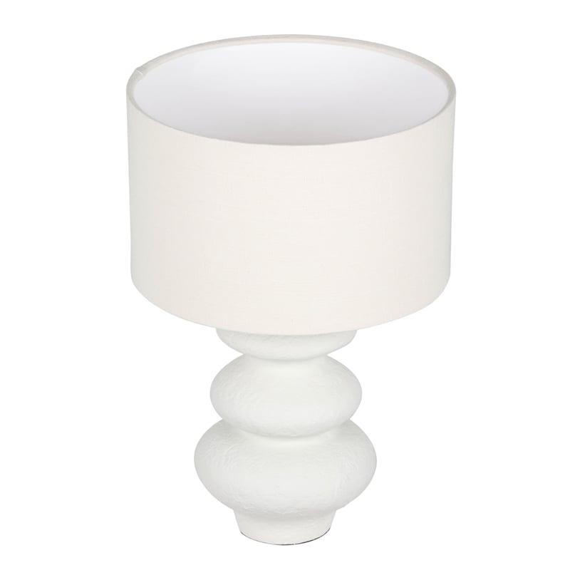 Riviera Cream Textured Table Lamp