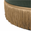 Lakka Green Velvet Ottoman