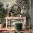 Lakka Green Velvet Ottoman
