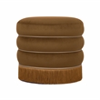Lakka Chocolate Velvet Ottoman