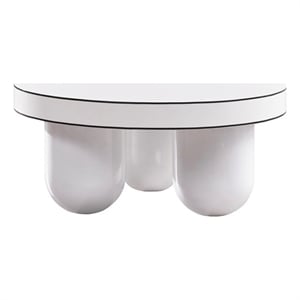 Jasper White Glossy Coffee Table