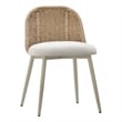 Alexa Cream Outdoor Dining Chair