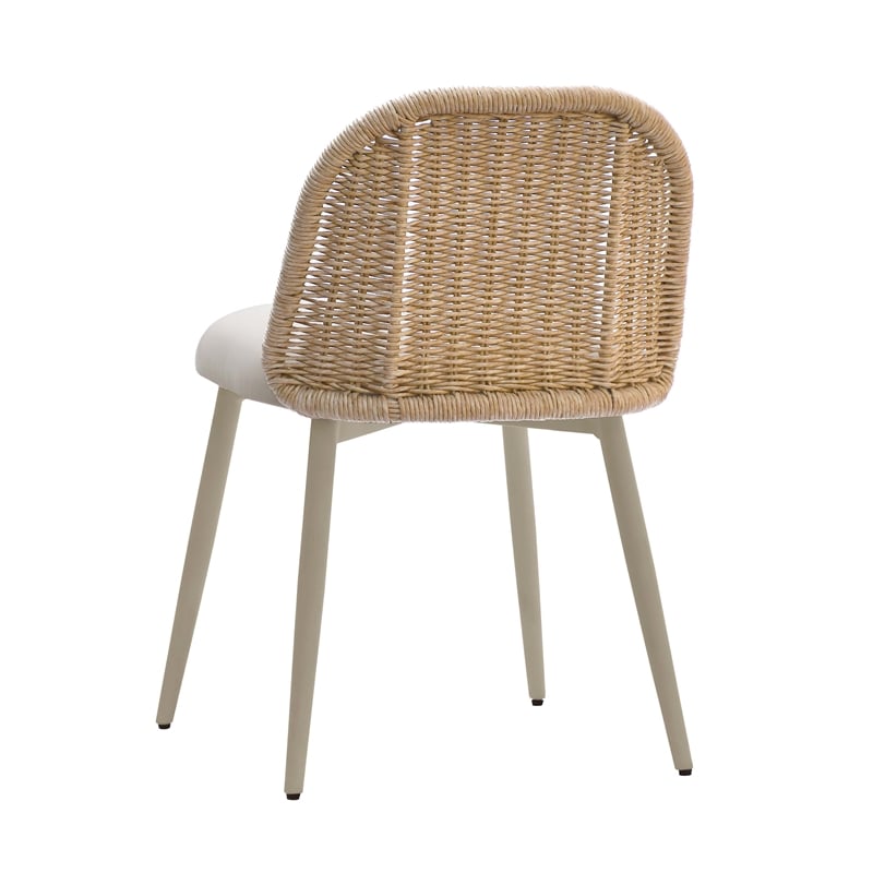 Alexa Cream Outdoor Dining Chair