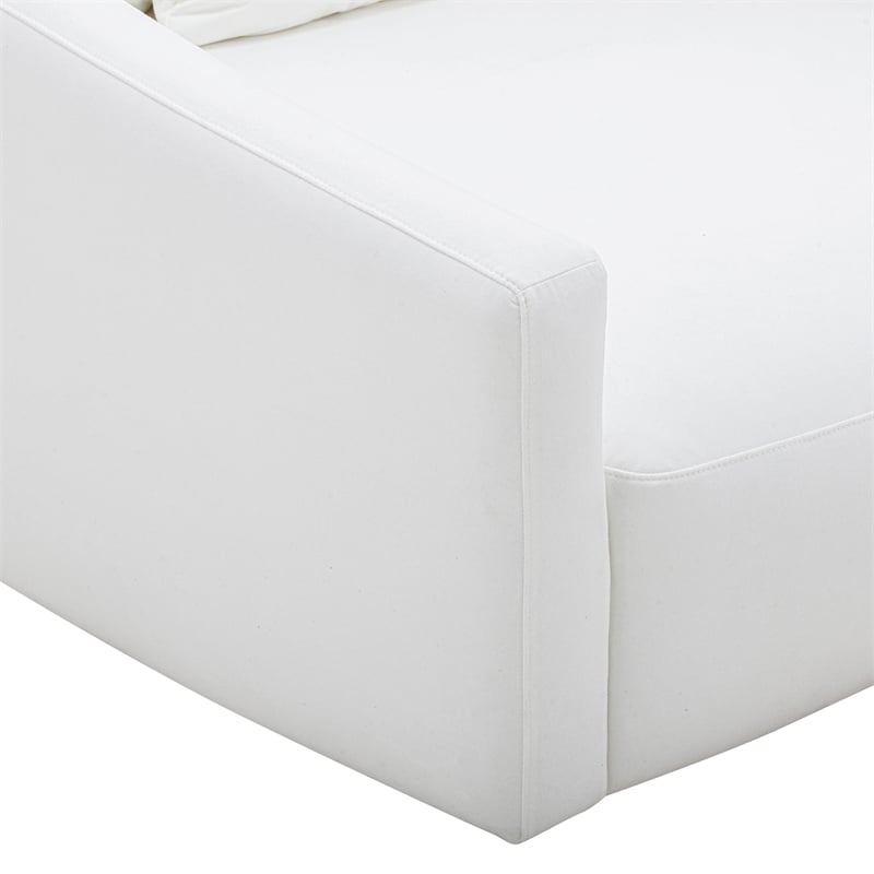Hanim Cream Performance Fabric Daybed