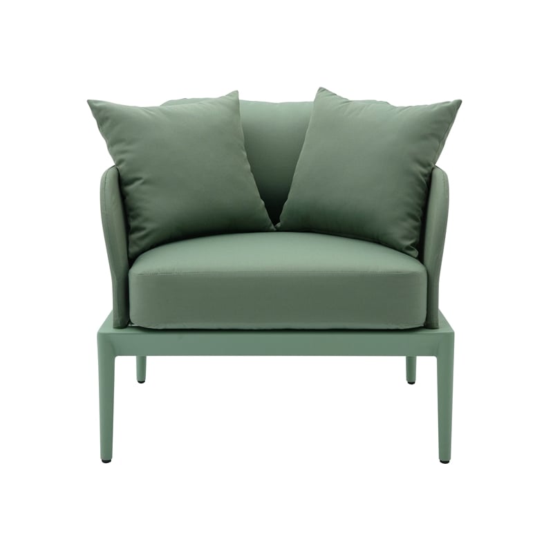Kapri Moss Green Outdoor Armchair