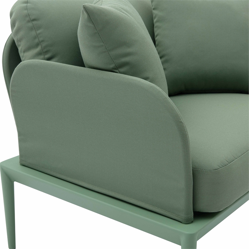 Kapri Moss Green Outdoor Armchair