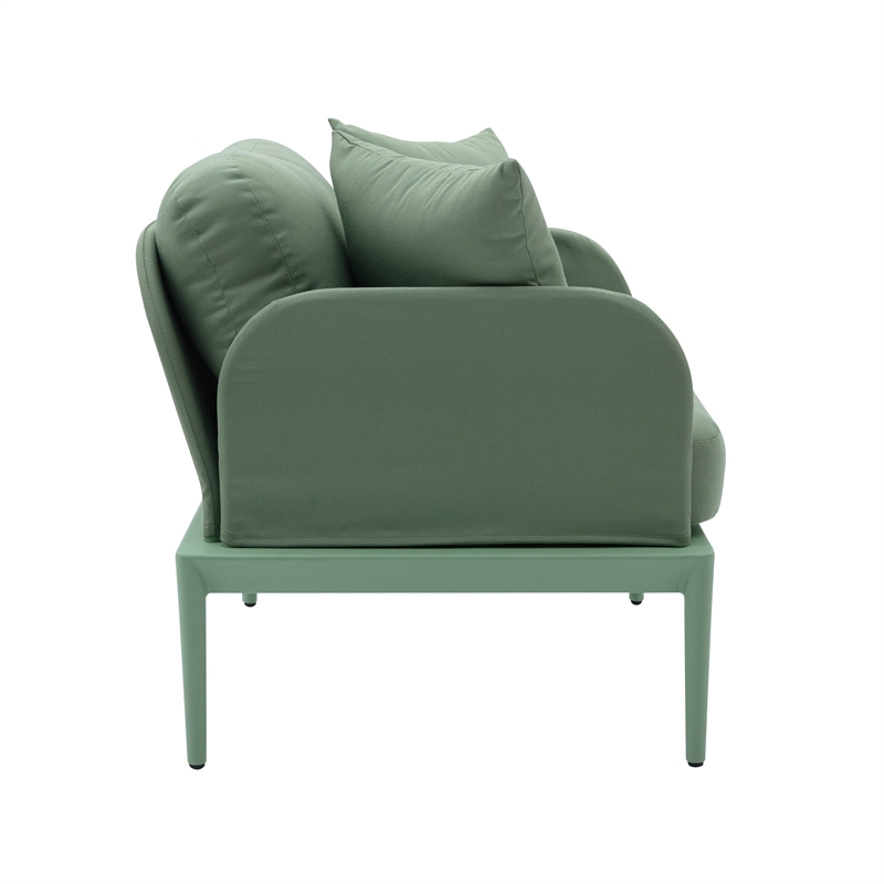 Kapri Moss Green Outdoor Armchair