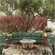 Kapri Moss Green Outdoor Armchair