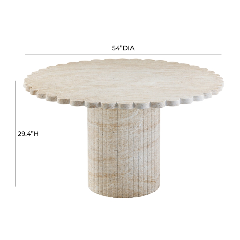 Blossom Washed Travertine Finish Indoor / Outdoor 54