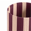 Guinevere Purple and Pink Striped Cotton Table Lamp